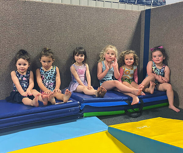 Tiny Tots From Leahs Gymnastics And Cheerleading In Benton Arkansas